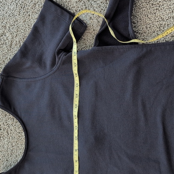 Nike Studio Front Tie Stretch Jersey Yoga Top Black Size Medium V-Back - Picture 12 of 16